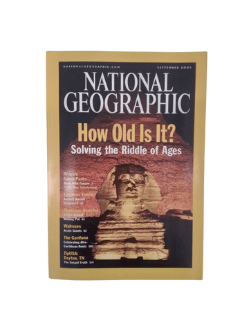 Vintage National Geographic September 2001 - Mu Shop