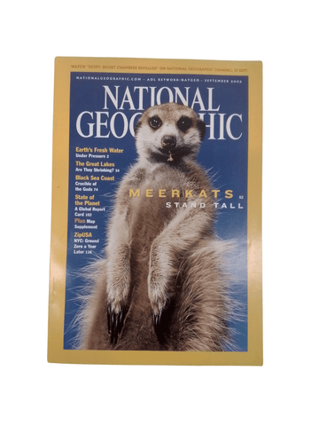Vintage National Geographic September 2002 - Mu Shop