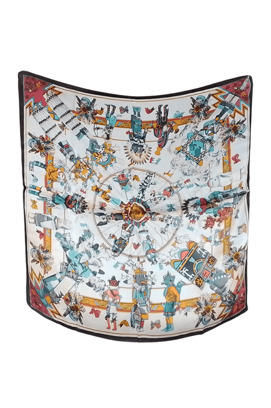 Vintage Scarf- People - Mu Shop