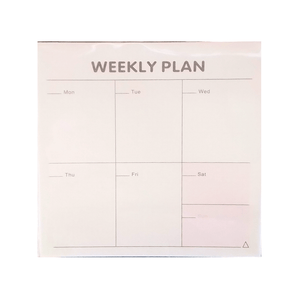 Weekly Plan - Mu Shop