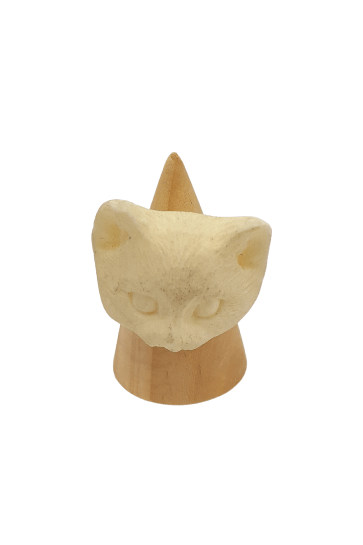 White Cat Resin Ring - Mu Shop