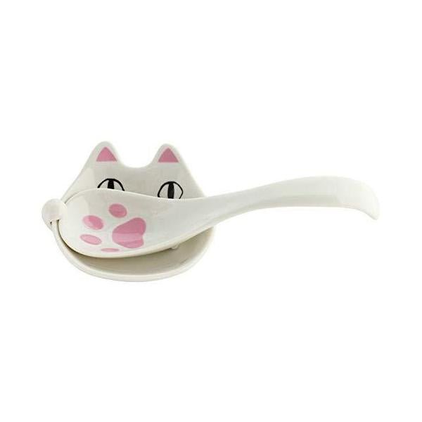 White Cat Spoon Set - Mu Shop