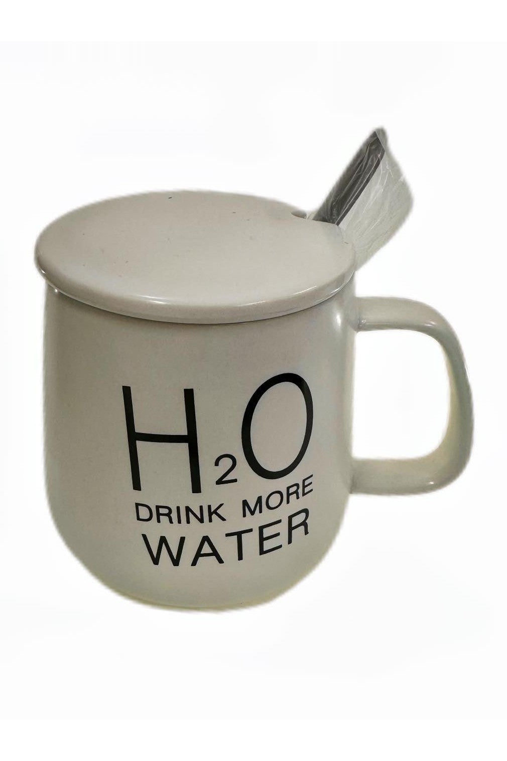 White Drink More Water Mug - Mu Shop