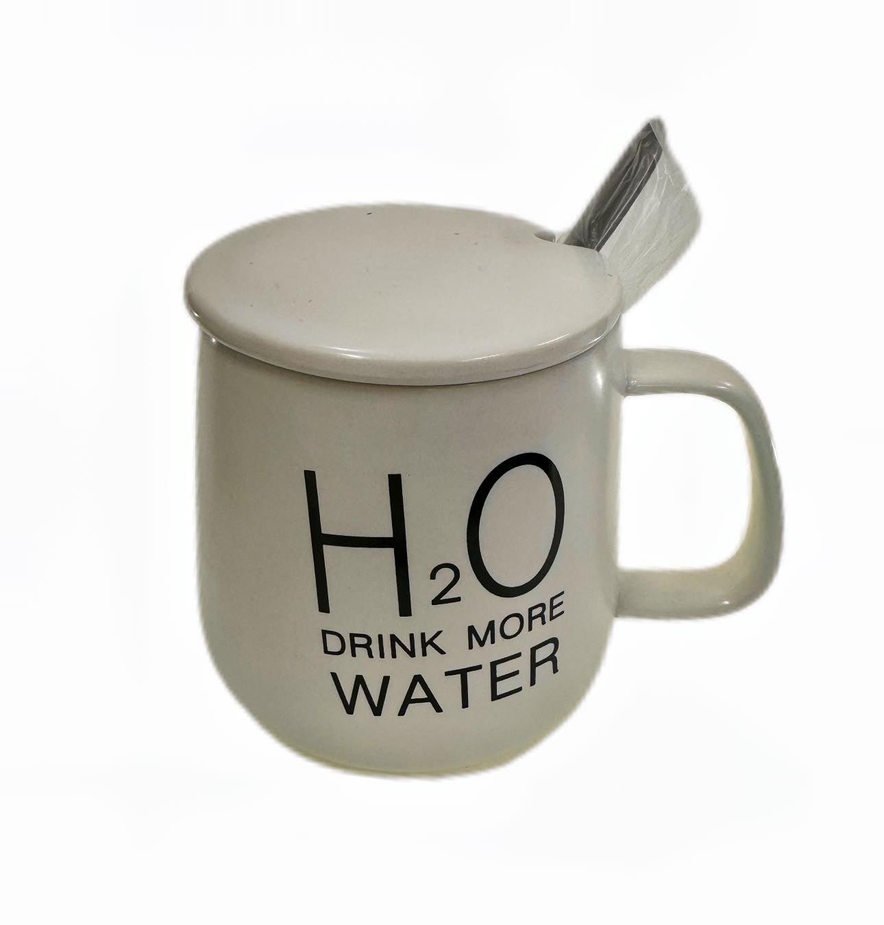 White Drink More Water Mug - Mu Shop