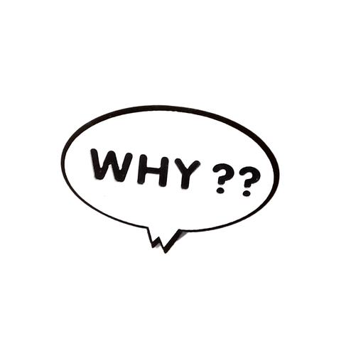 'Why??' Brooch - Mu Shop