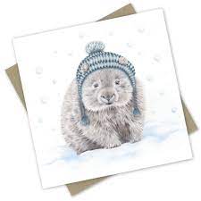 ‘William’ Winter Wombat card - Mu Shop
