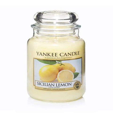 Yankee Candle Medium Jar - Sicilian Lemon 411g - Mu Shop