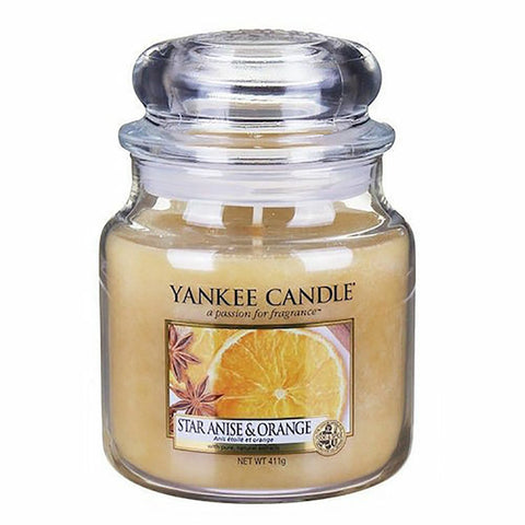Yankee Candle Medium Jar - Star Anise & Orange 411g - Mu Shop