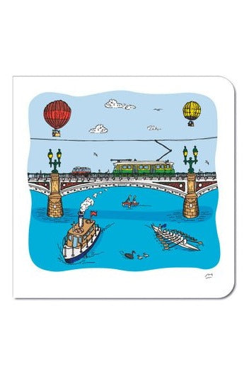 Yarra River Greeting Card - Mu Shop