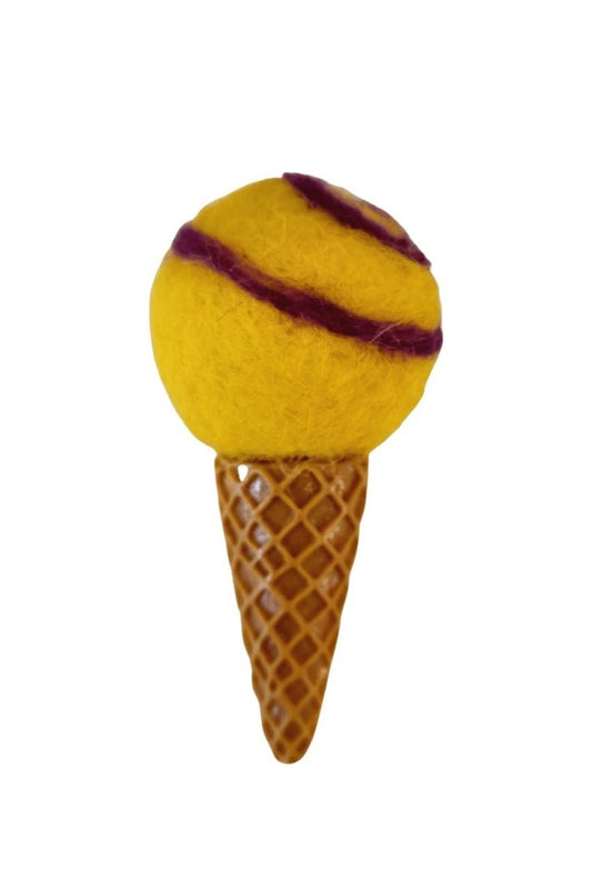 Yellow ice cream Brooch - Mu Shop