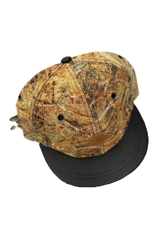 Yellow Pattern Snapback Cap - Mu Shop