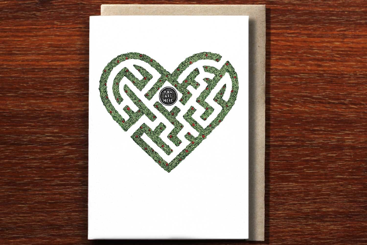 You Are Here Greeting Card - Mu Shop