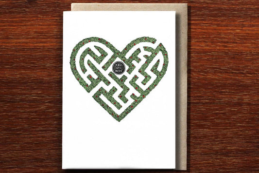 You Are Here Greeting Card - Mu Shop